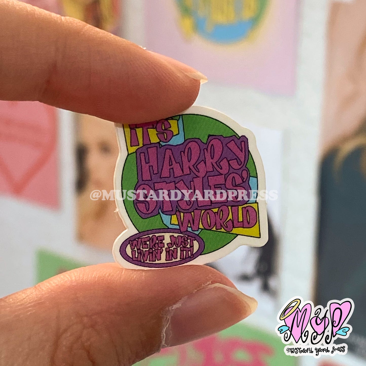 harry's world mini sticker