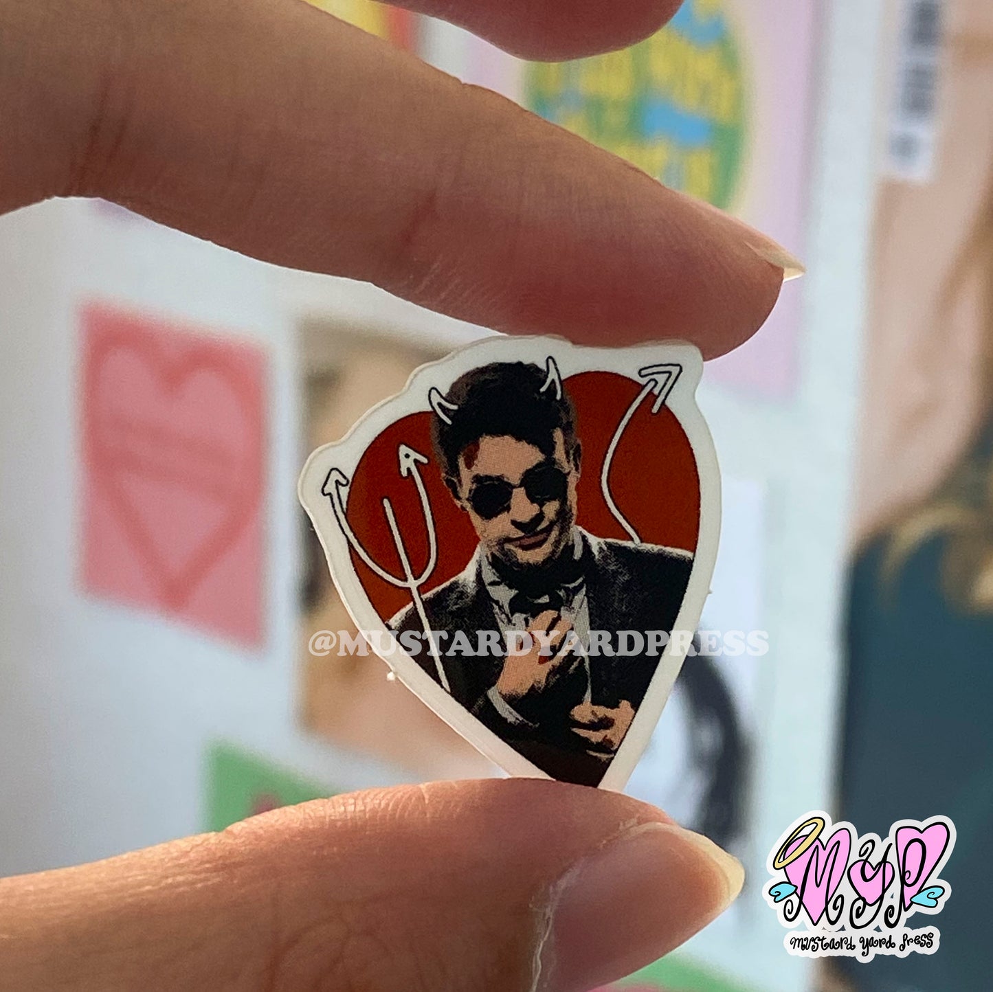 matt mini sticker