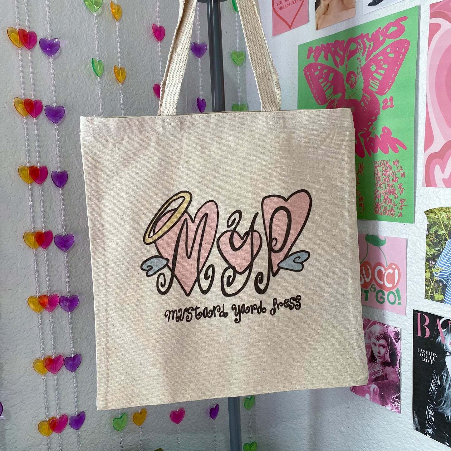 myp angel tote bag