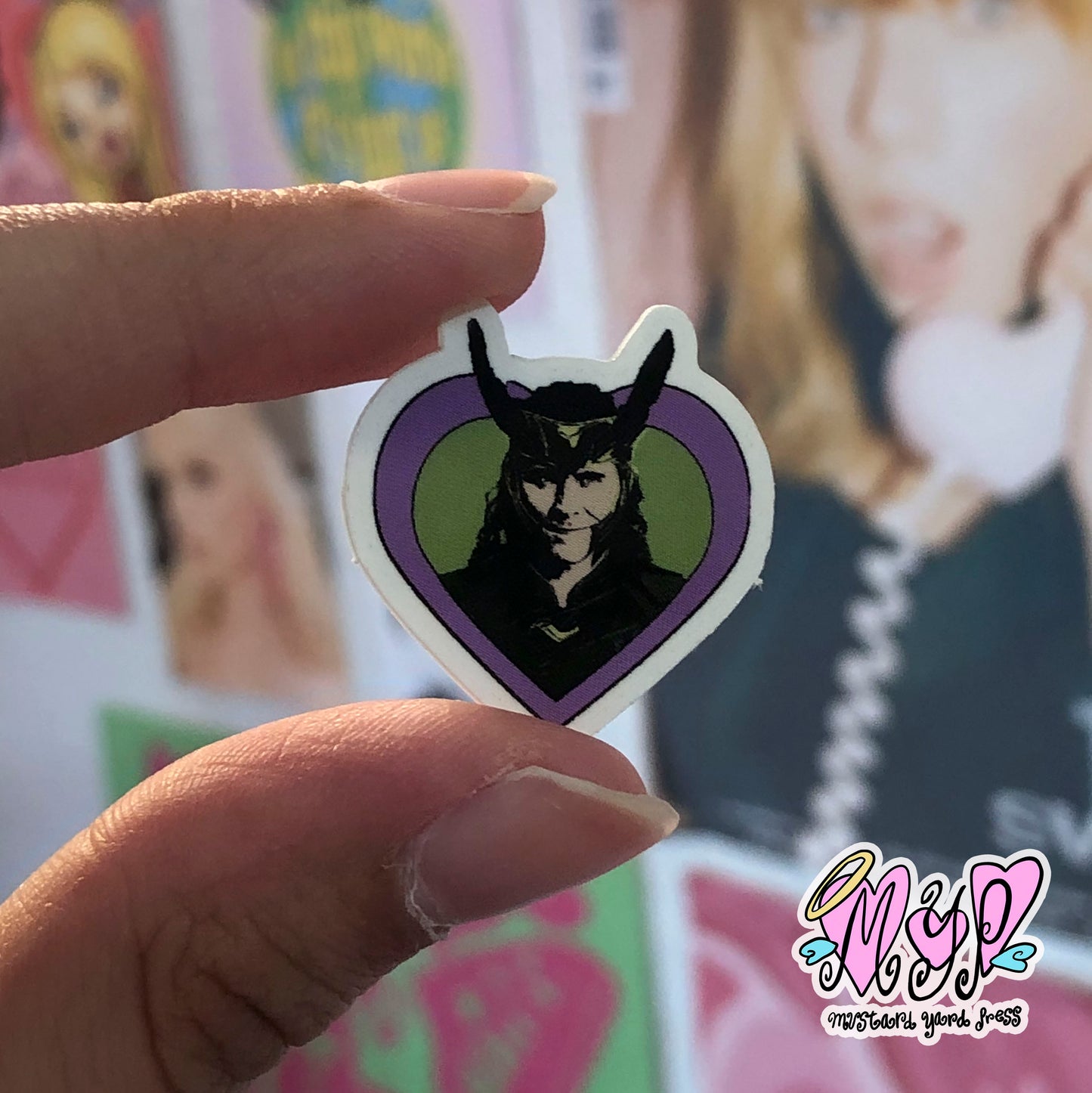 mischievous mini sticker