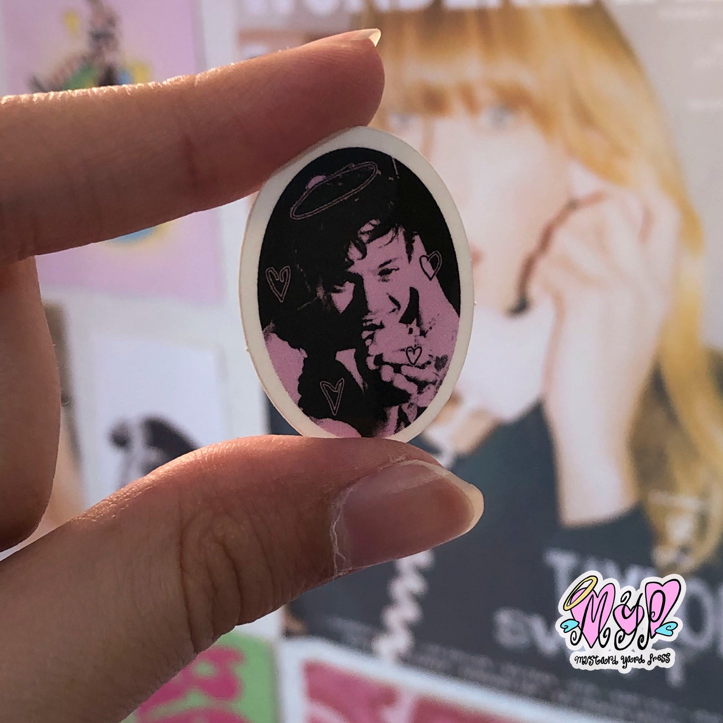 angel harry mini sticker