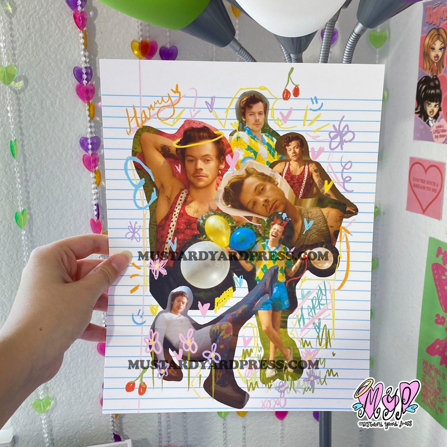 notebook collage harry poster