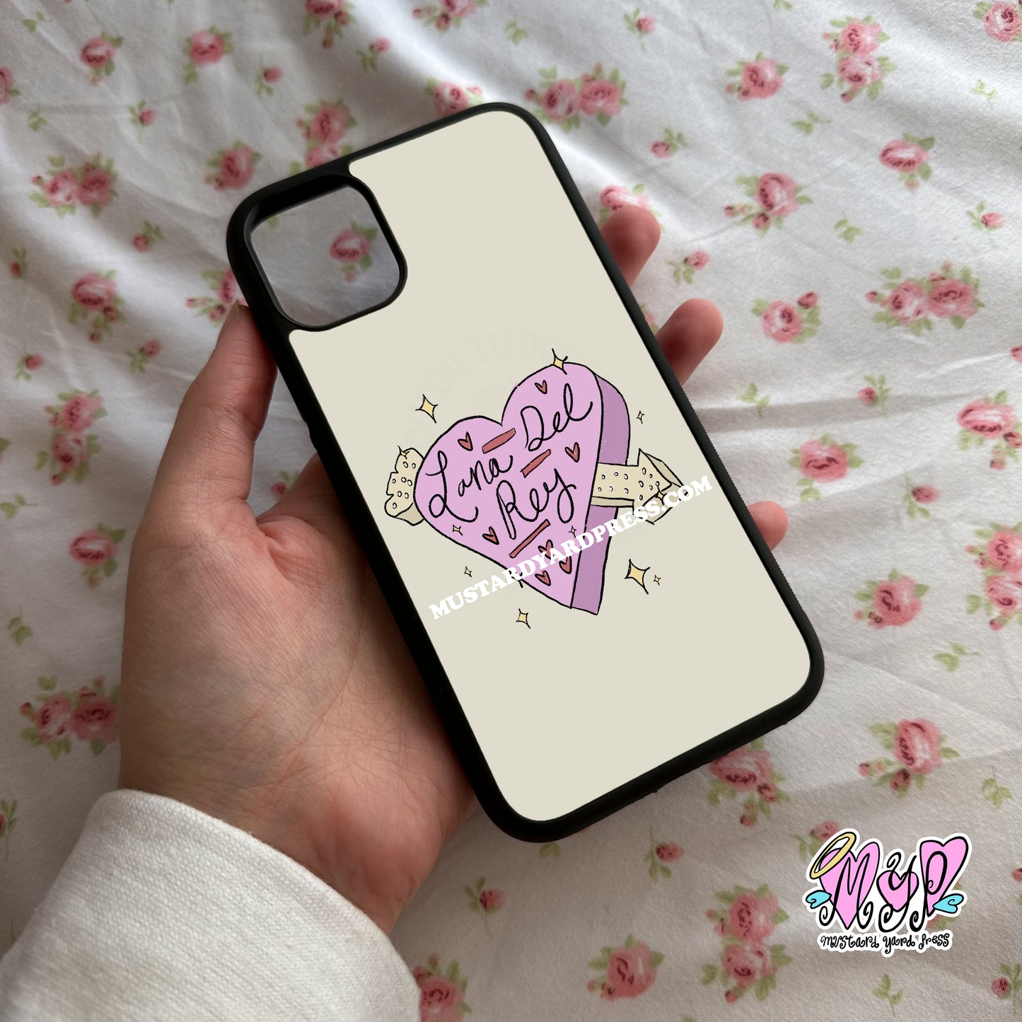 lana heart phone case