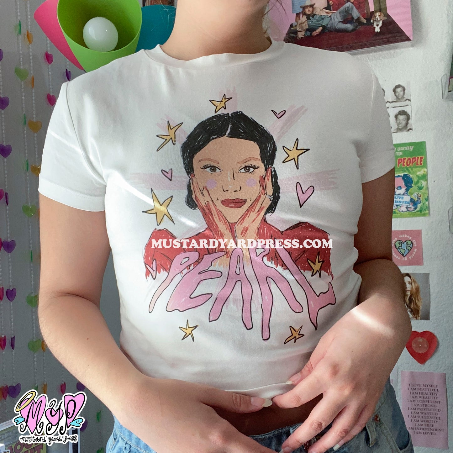 pearl baby tee