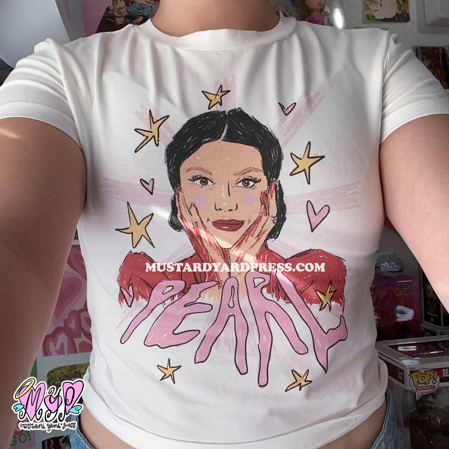 pearl baby tee