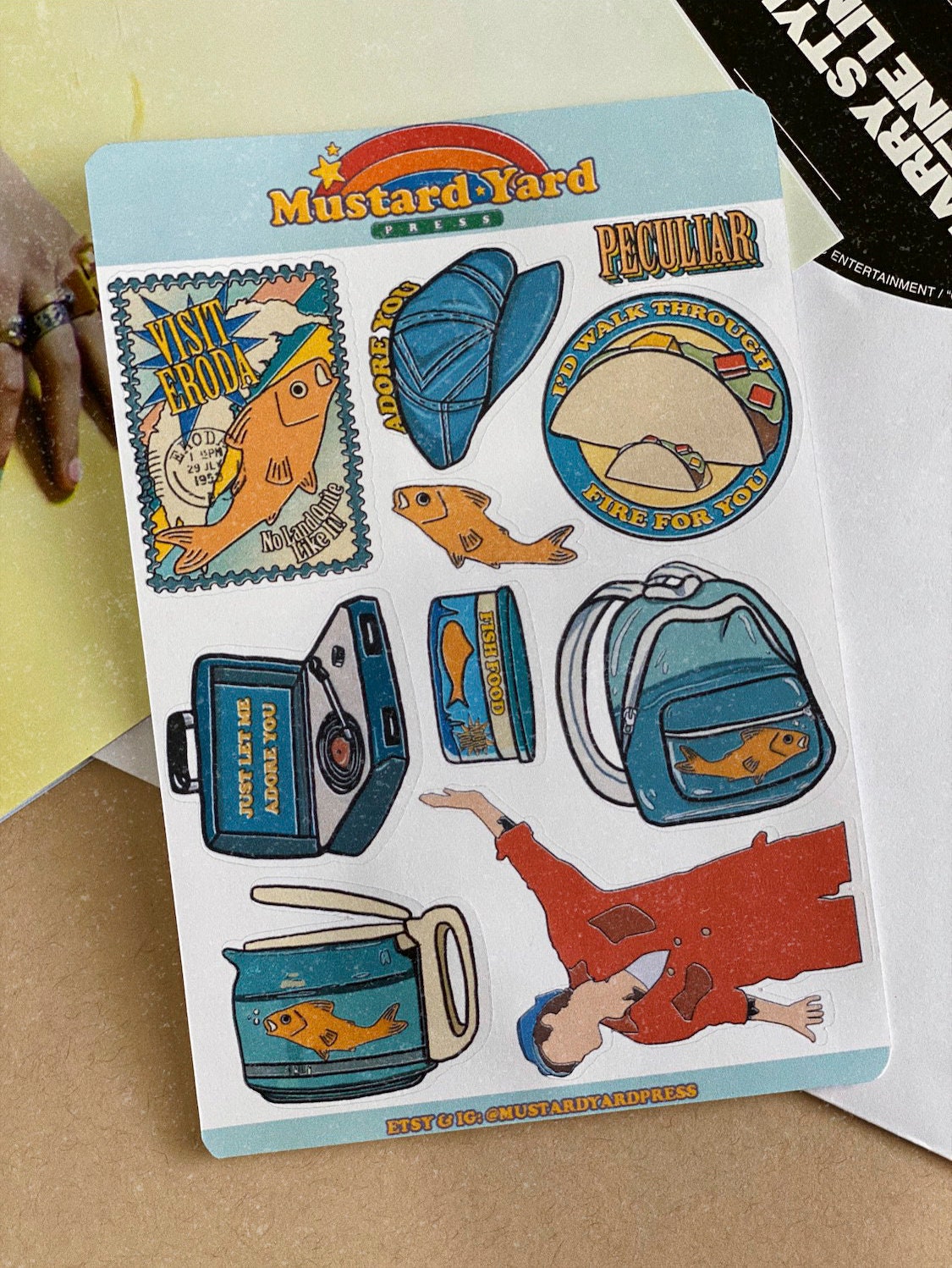 adore you sticker sheet