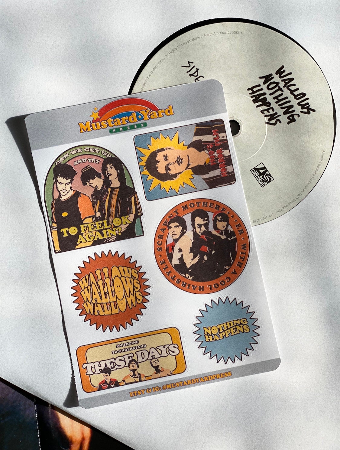 wallows sticker sheet