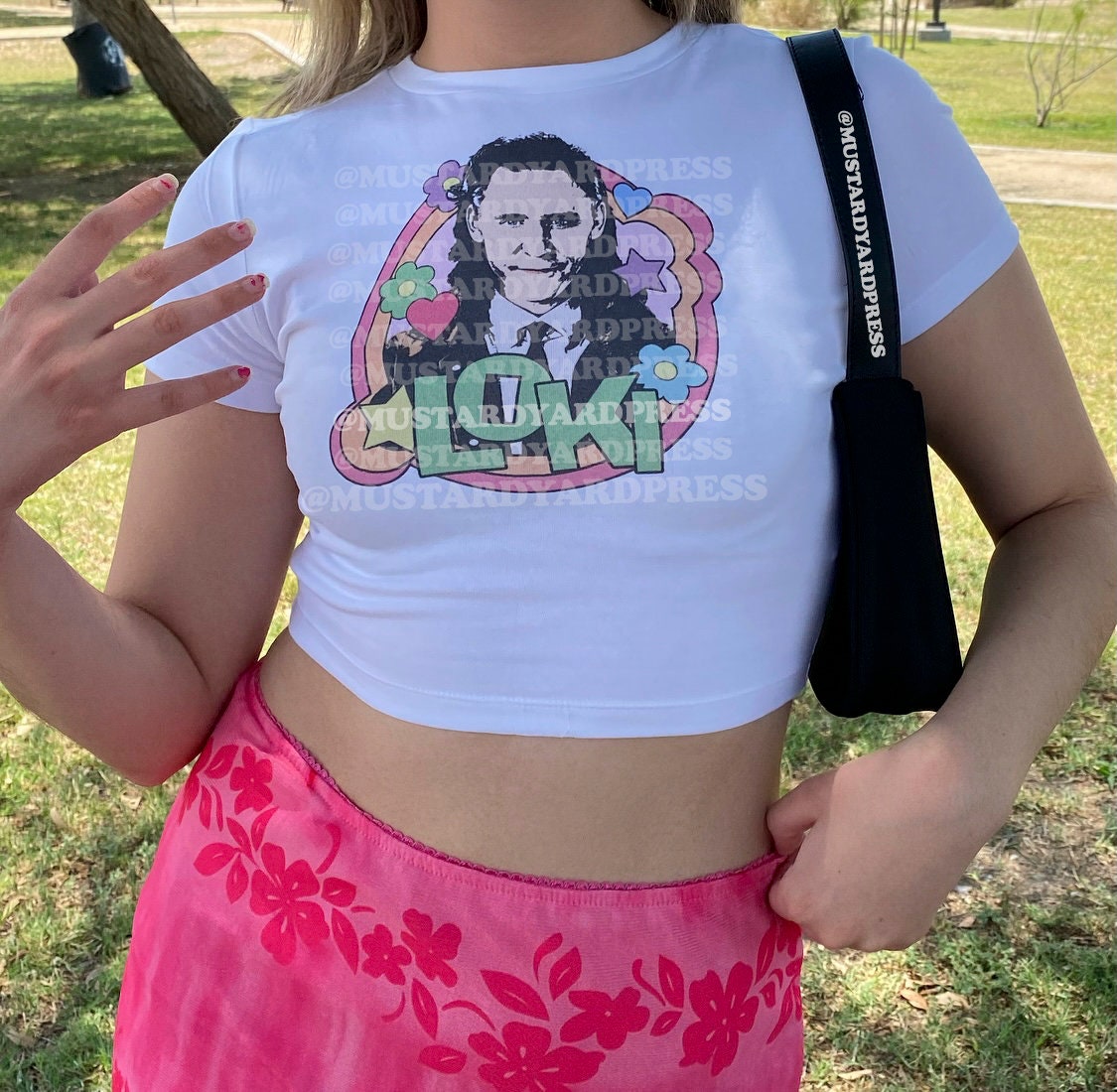 mischievous y2k baby tee