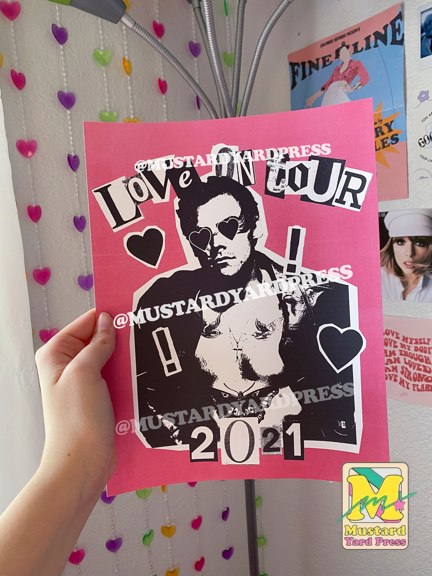 punk lot pink poster