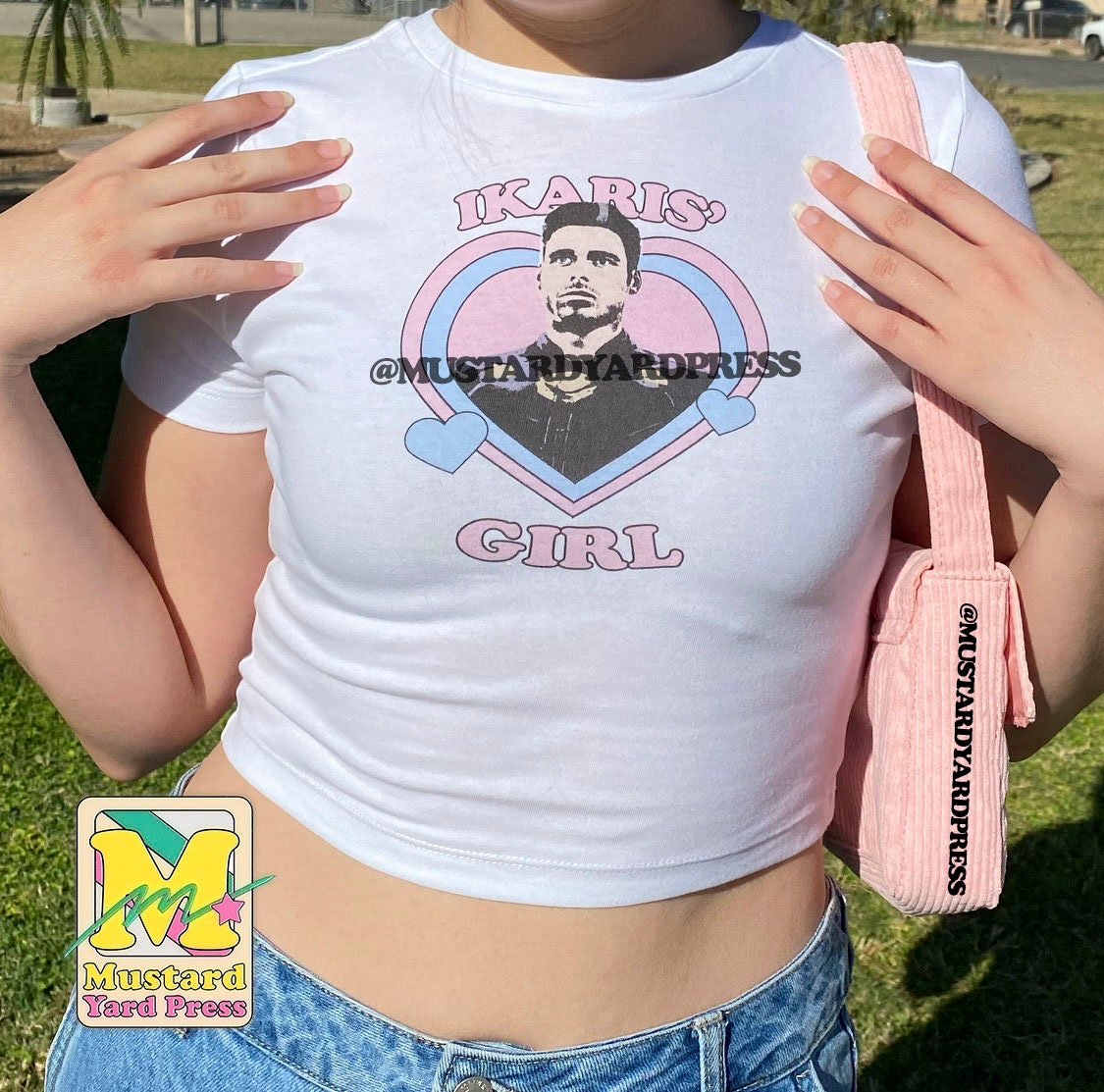 i's girl baby tee