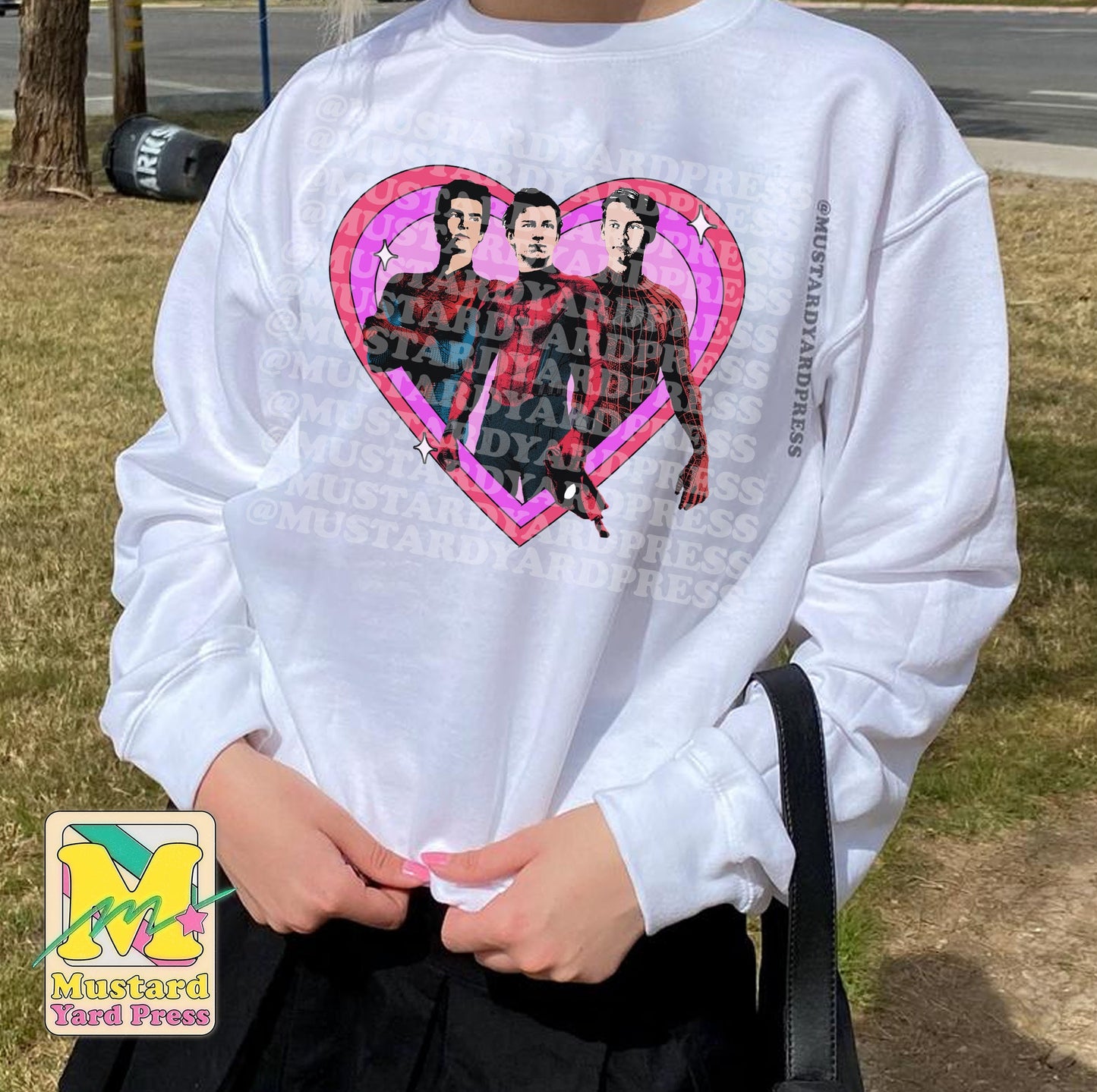 peters heart crewneck