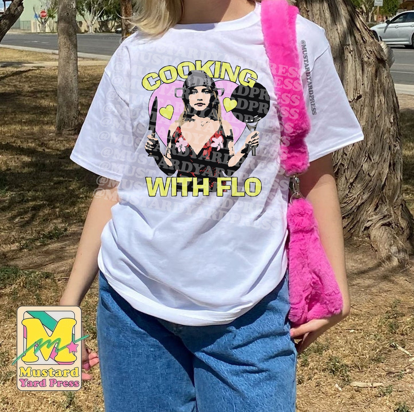 cooking with flo t-shirt