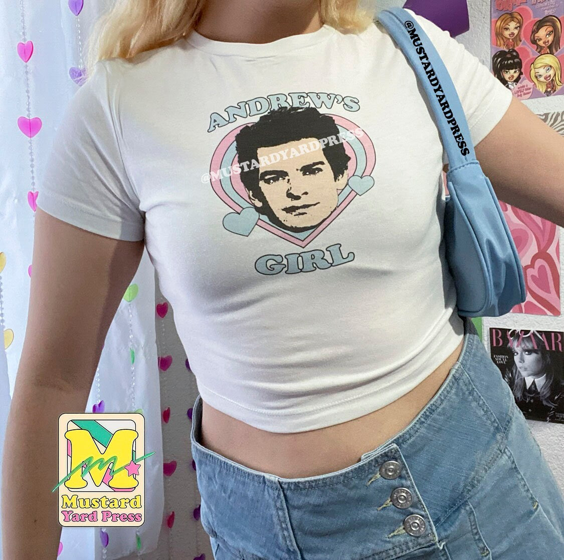 andrew's girl baby tee