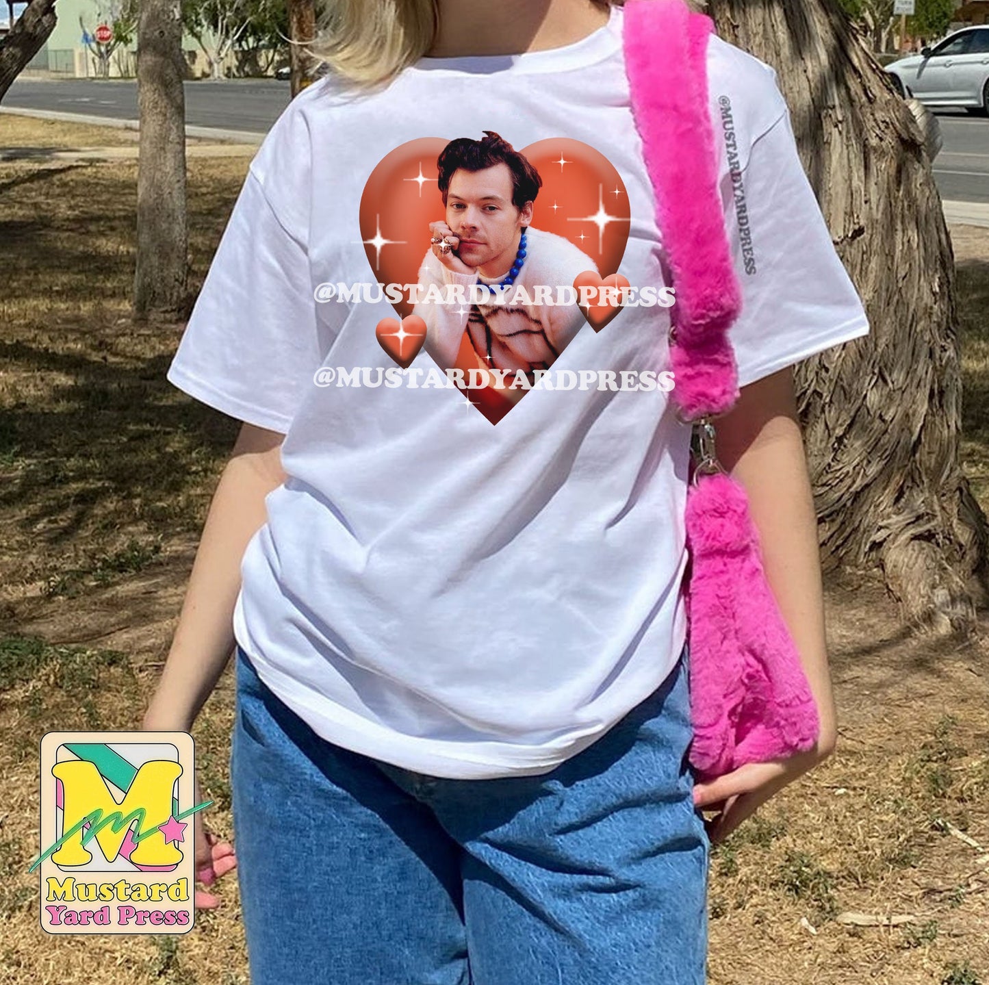 harry heart t-shirt