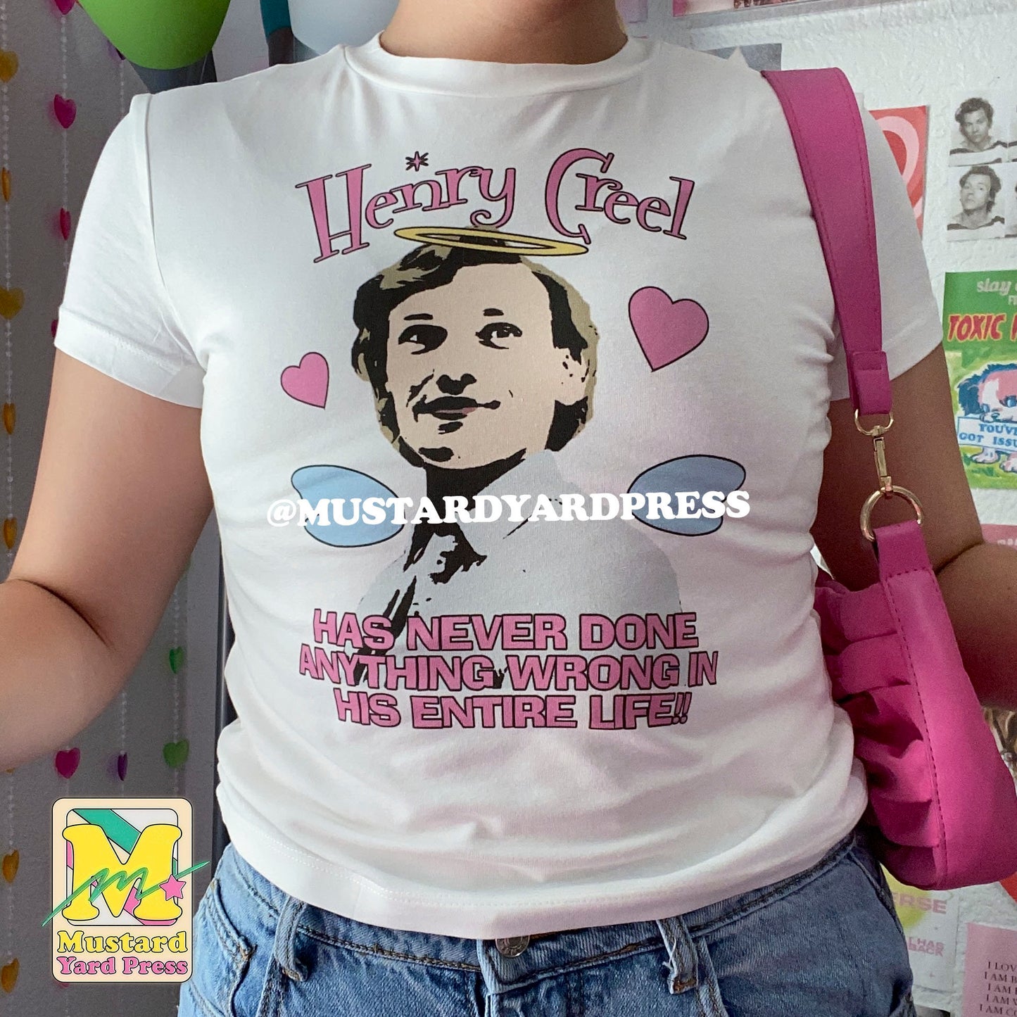angel henry baby tee