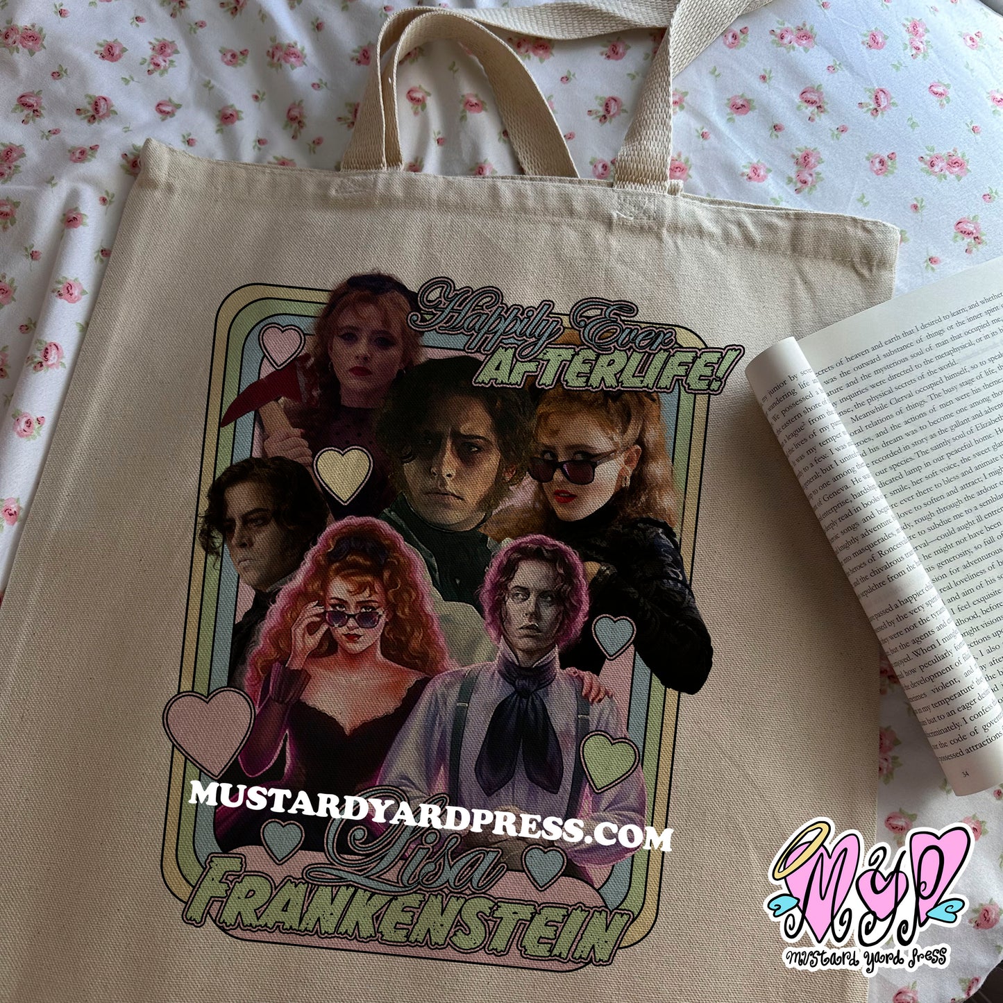 lisa poster tote bag