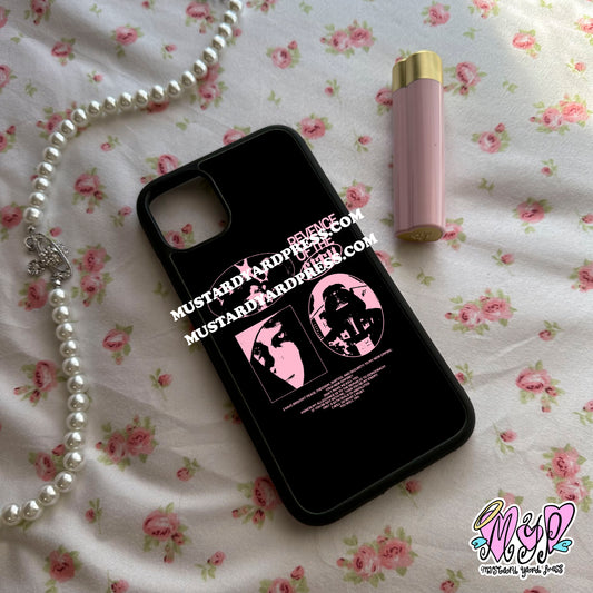 revenge pink ink phone case