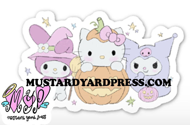 cuties halloween mini sticker