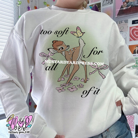 too soft crewneck