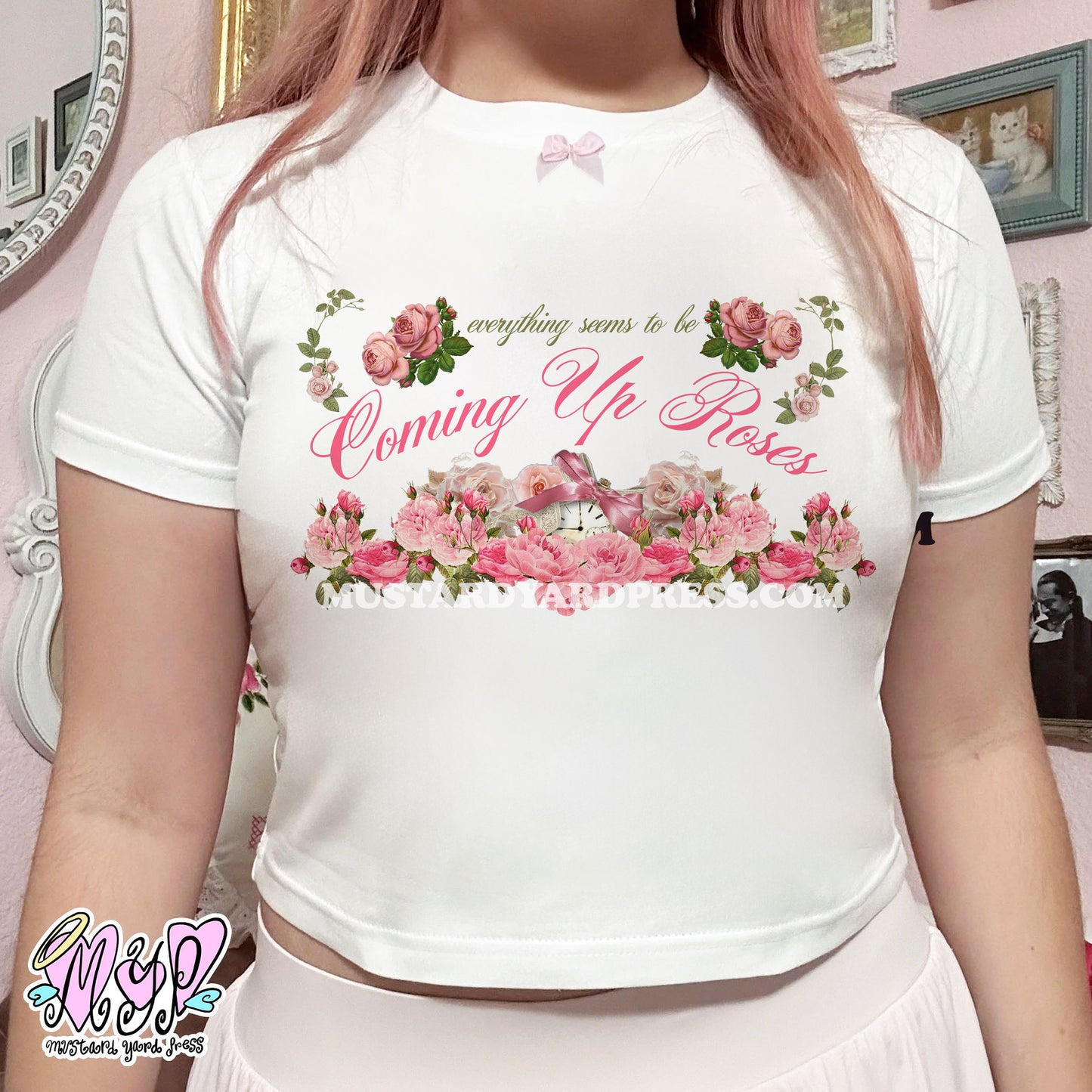 roses baby tee