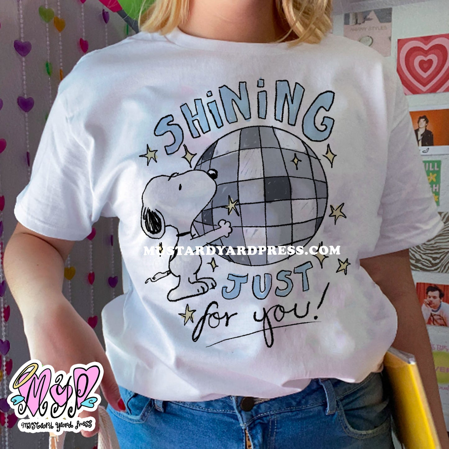 mirrorball t-shirt