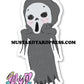 scream kewpie mini sticker