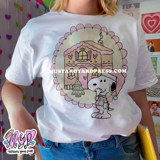gingerbread house t-shirt