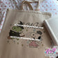 dog witches tote bag