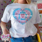 kiss disco heart t-shirt
