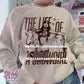 show life cream crewneck
