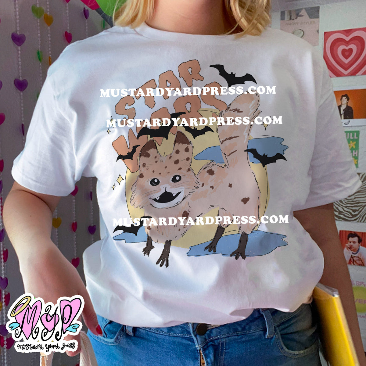 galaxy halloween cat t-shirt