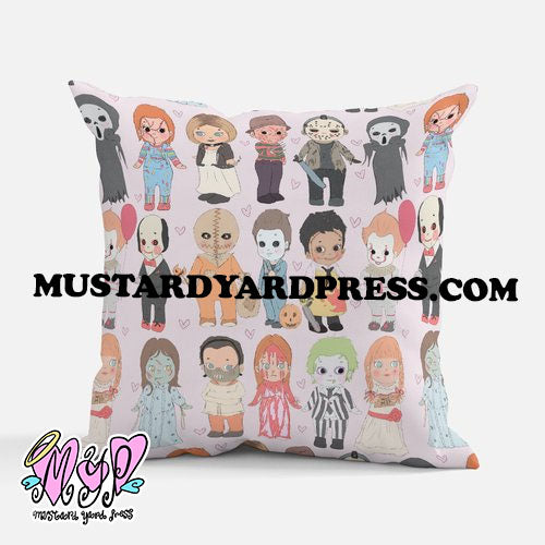 horror icons kewpie pillow