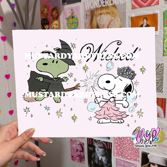 dog witches poster