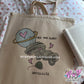 round and round tote bag