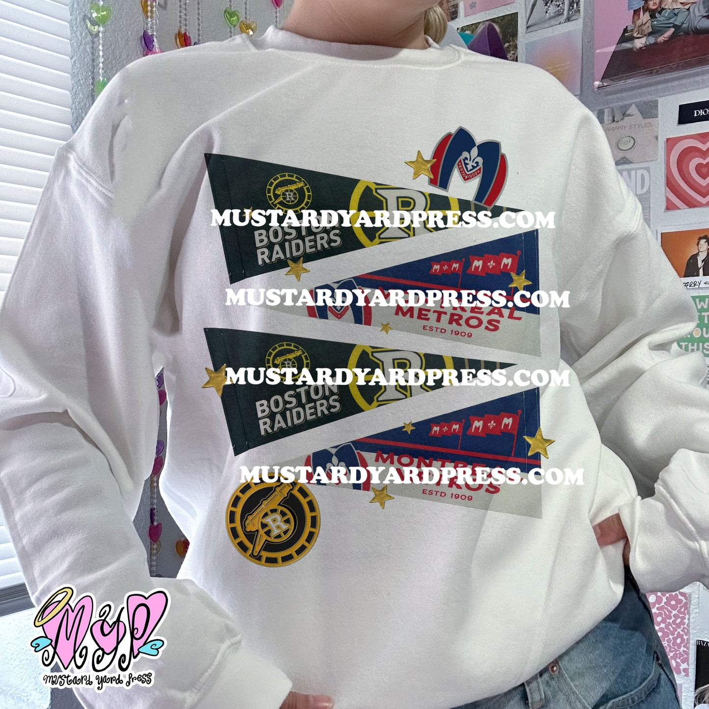 heated banners crewneck