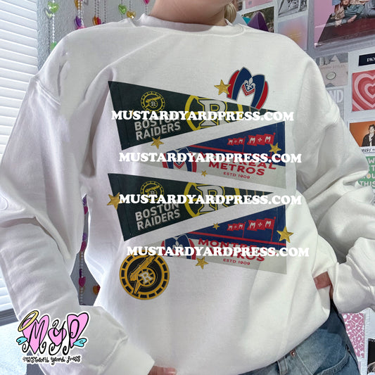 heated banners crewneck