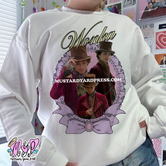 sweet collage crewneck