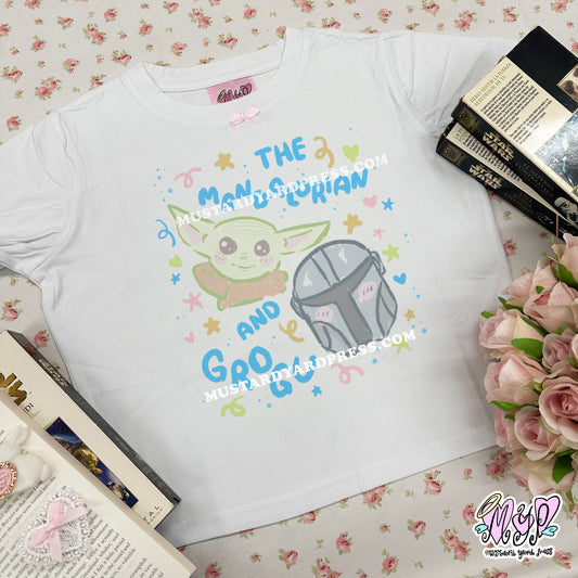 father and son baby tee