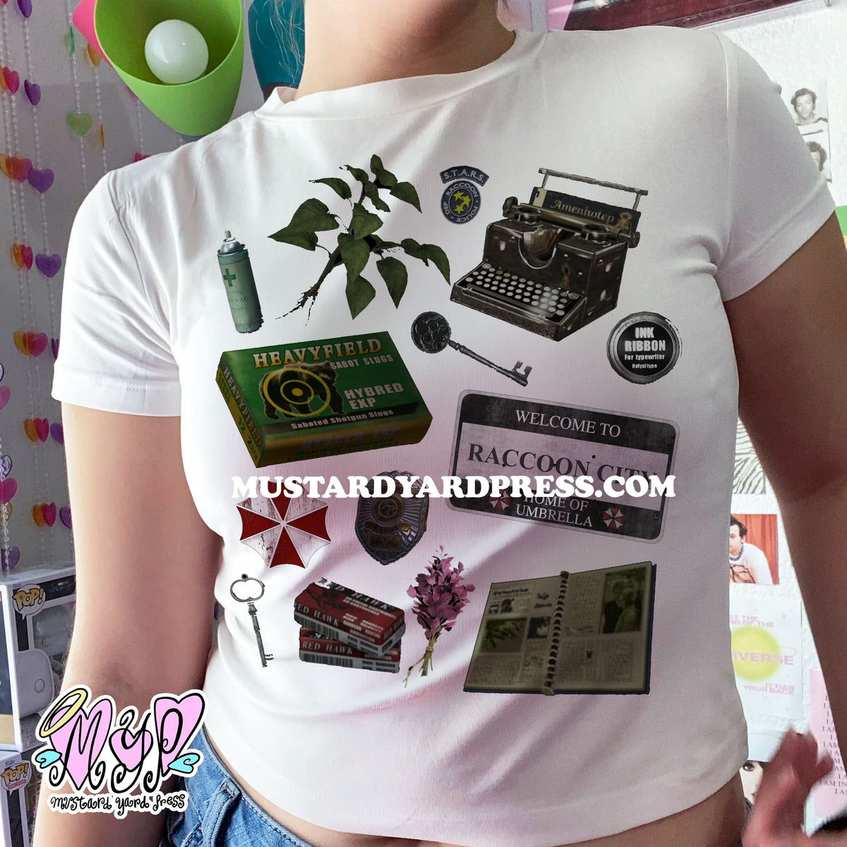 evil icons baby tee