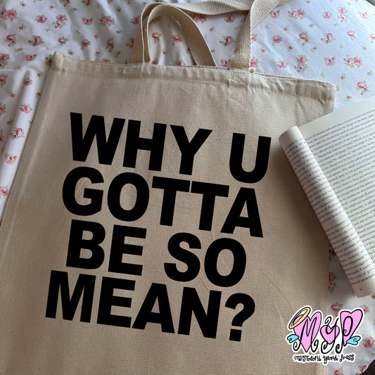 mean tote bag