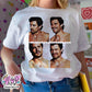david portraits t-shirt