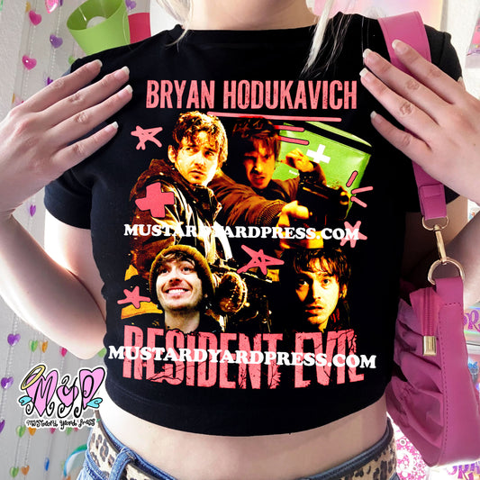 bryan collage baby tee