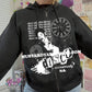 kiss disco clock collage zip-up