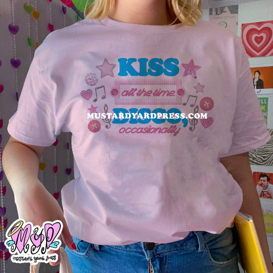 kiss disco logo t-shirt