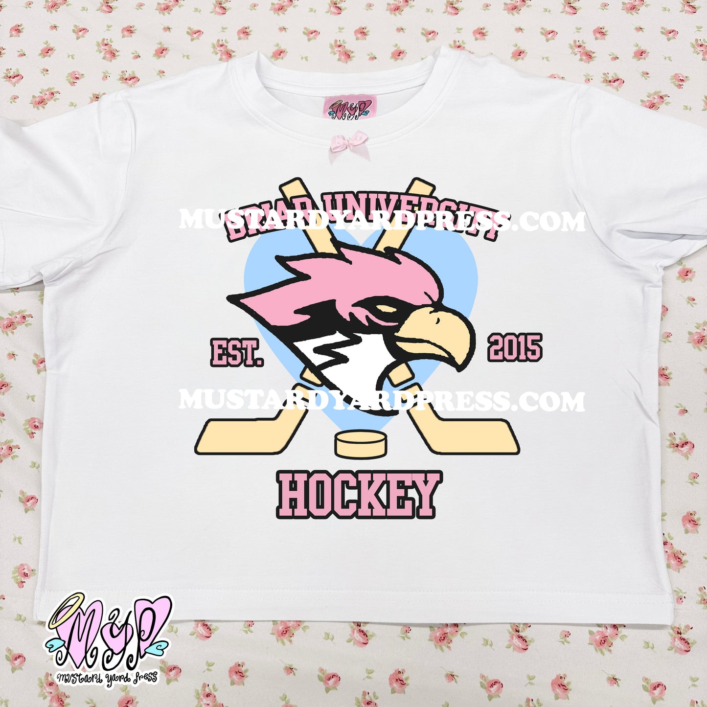 university logo baby tee