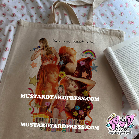 show life collage tote bag