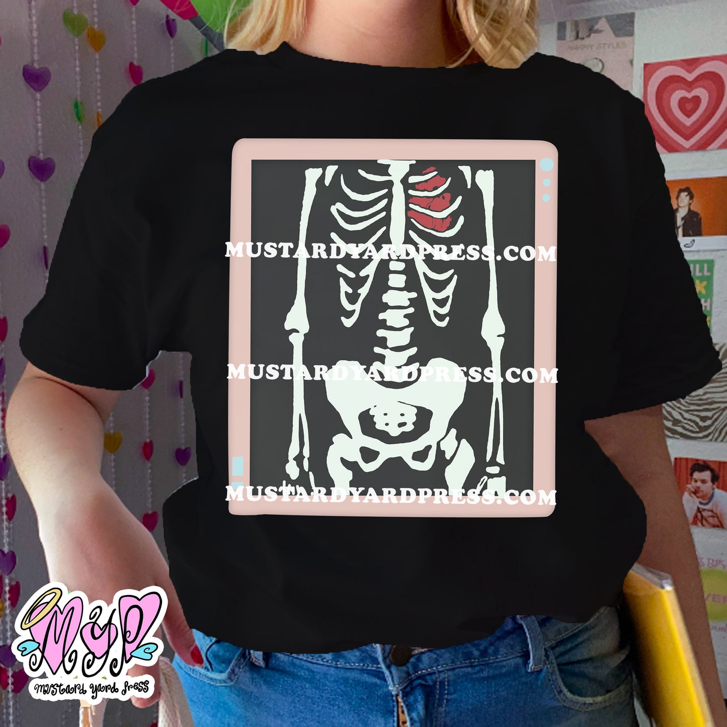 skeleton scan t-shirt