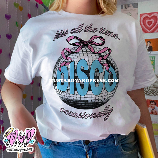 kiss disco mirrorball t-shirt