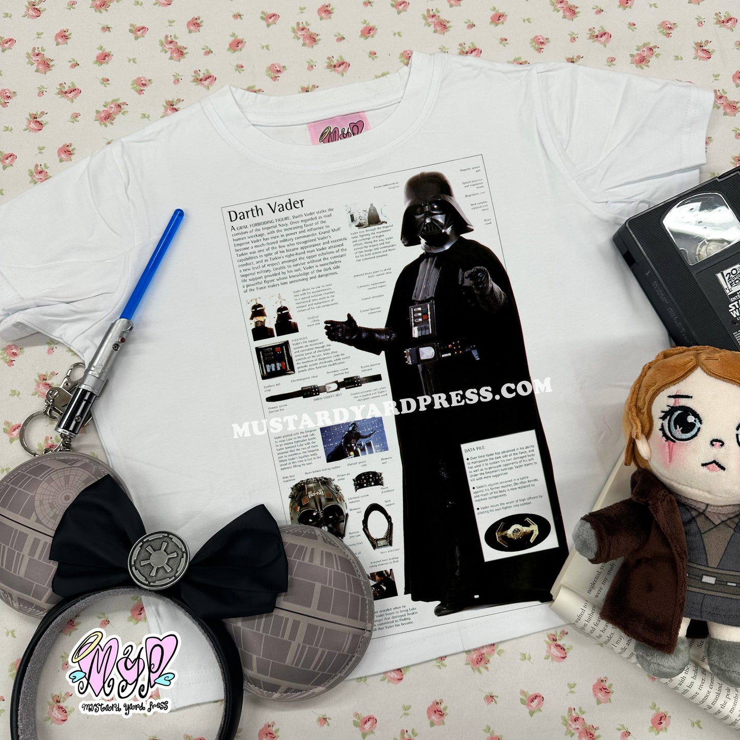 dark encyclopedia baby tee