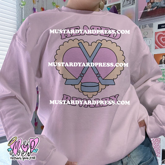 heated heart crewneck